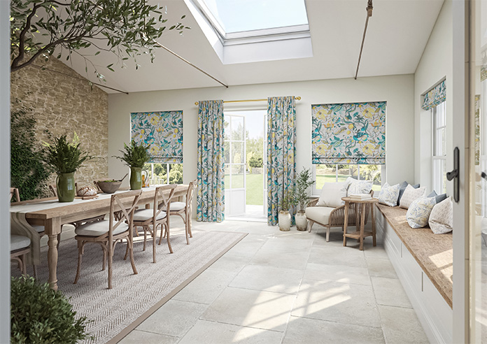 Morton, Teal - Made to Measure Curtains - Image 8